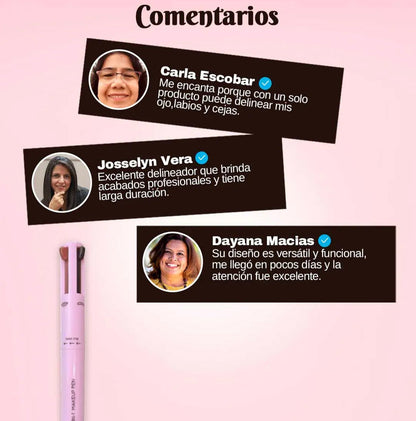 TGlowSketch™ - El delineador 4 en 1 que redefine tu maquillaje (Cejas, Labios, Ojos e Iluminador)